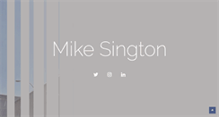Desktop Screenshot of mikesington.com